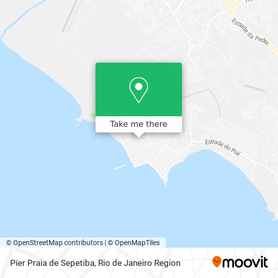 Píer Praia de Sepetiba map