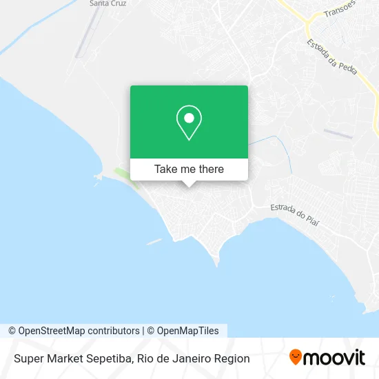Super Market Sepetiba map