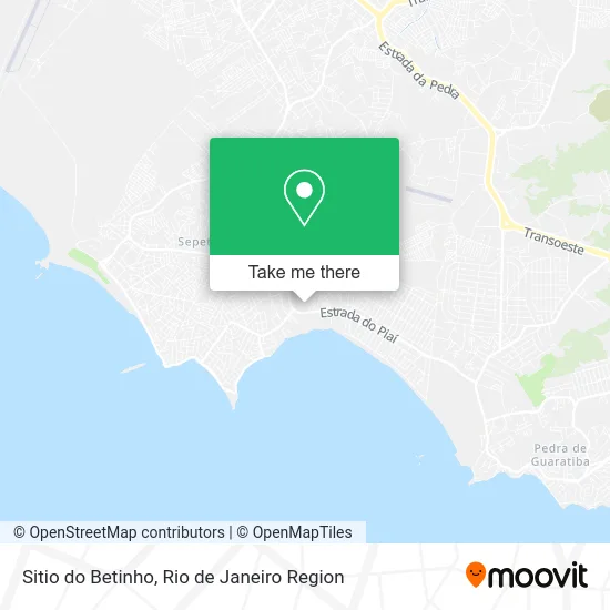 Sitio do Betinho map