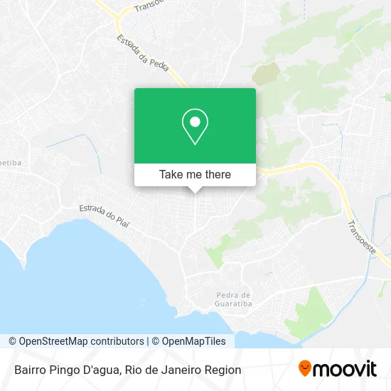 Bairro Pingo D'agua map