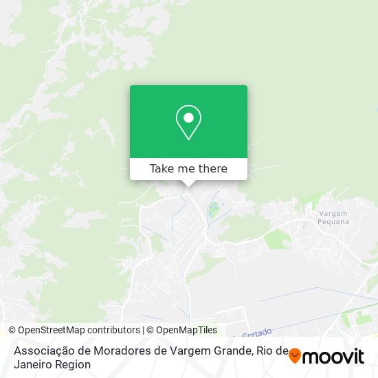 Associação de Moradores de Vargem Grande map