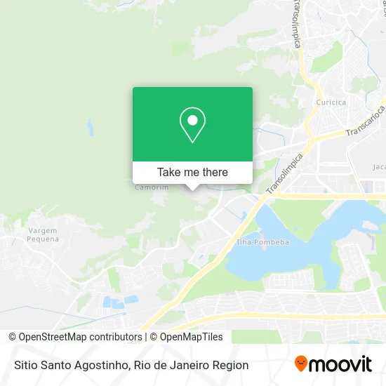 Sitio Santo Agostinho map