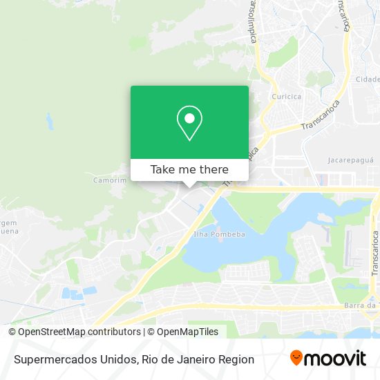 Supermercados Unidos map