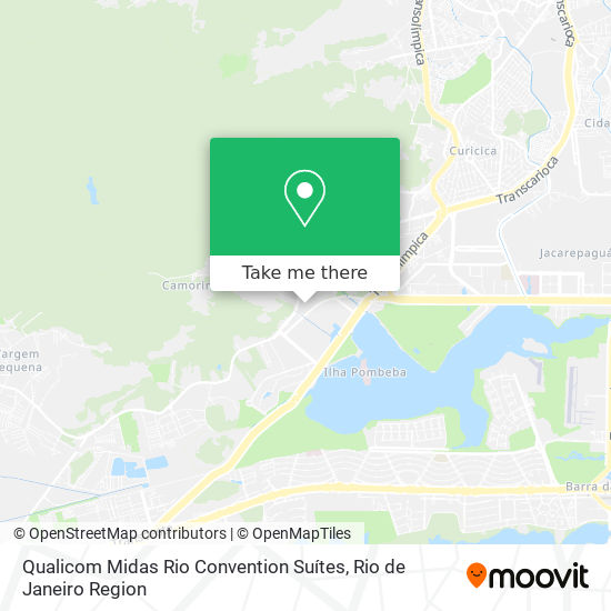 Qualicom Midas Rio Convention Suítes map