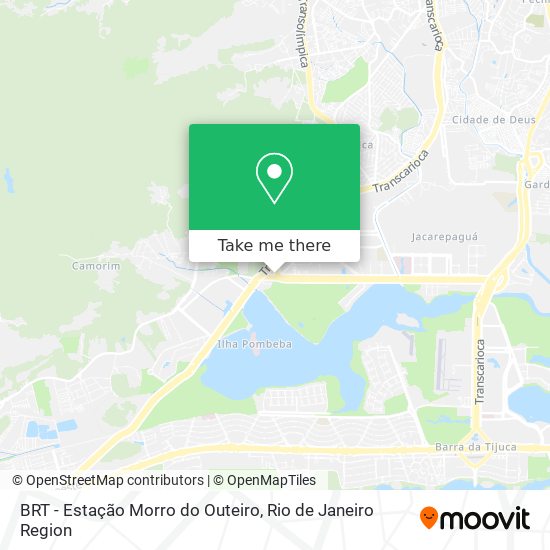 BRT - Estação Morro do Outeiro map