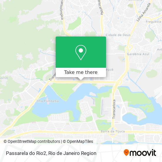 Mapa Passarela do Rio2