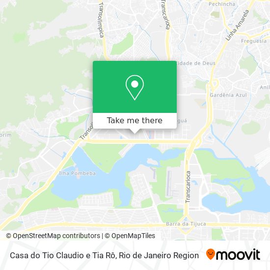 Casa do Tio Claudio e Tia Rô map