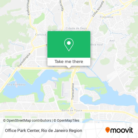 Office Park Center map