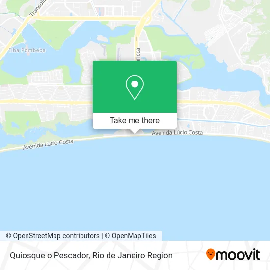 Quiosque o Pescador map