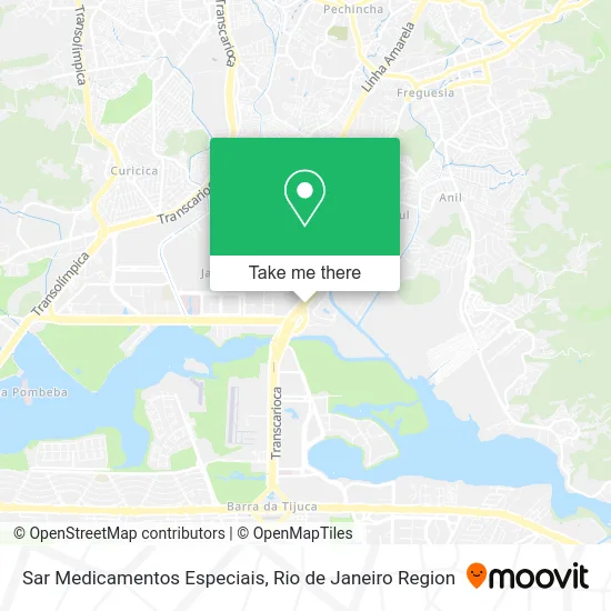 Sar Medicamentos Especiais map