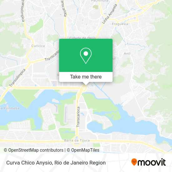 Curva Chico Anysio map