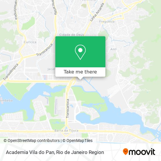 Academia Vila do Pan map