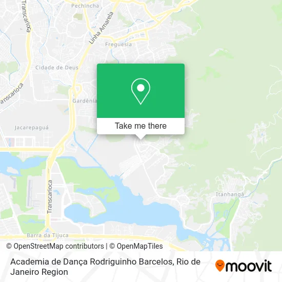 Academia de Dança Rodriguinho Barcelos map