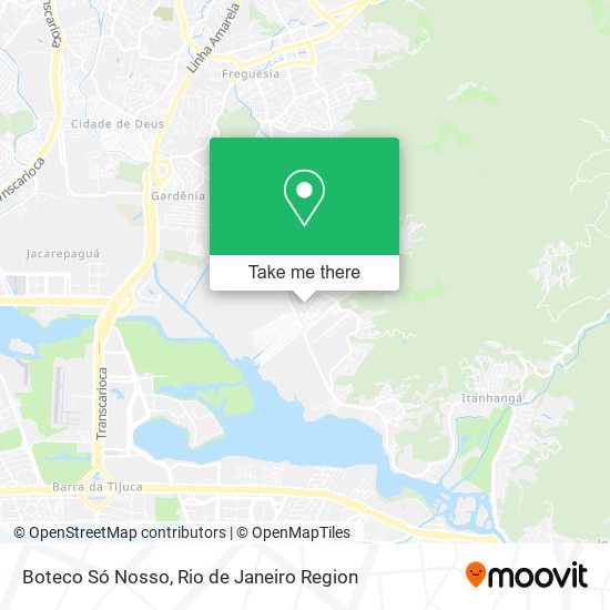 Mapa Boteco Só Nosso