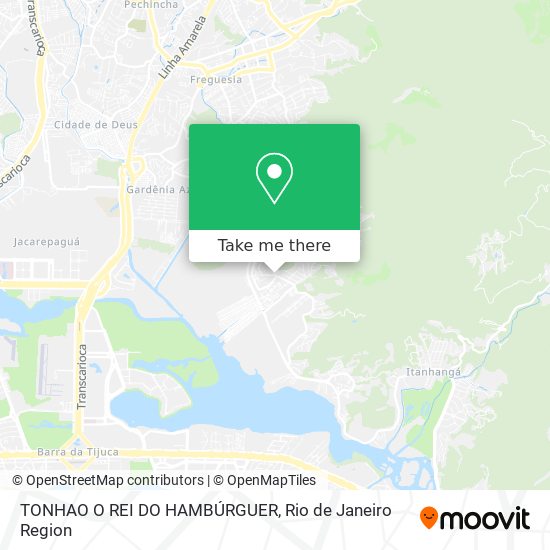 TONHAO O REI DO HAMBÚRGUER map