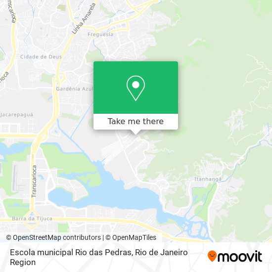 Escola municipal Rio das Pedras map