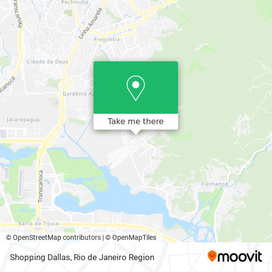 Shopping Dallas map