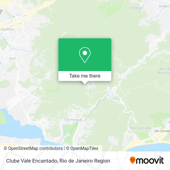 Clube Vale Encantado map