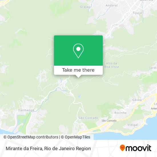 Mirante da Freira map