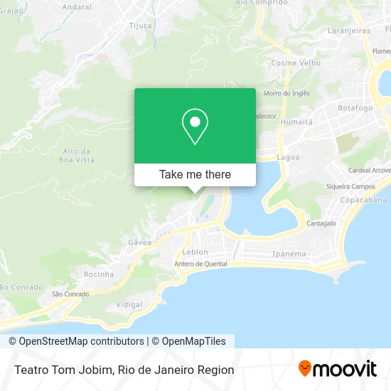 Teatro Tom Jobim map