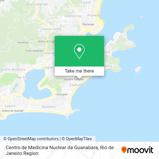 Centro de Medicina Nuclear da Guanabara map