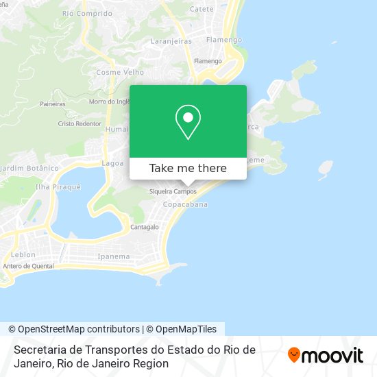 Secretaria de Transportes do Estado do Rio de Janeiro map