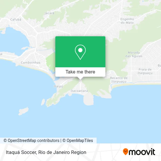 Itaquá Soccer map
