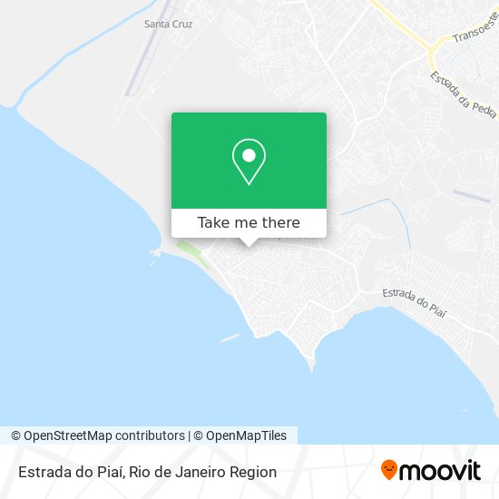 Estrada do Piaí map