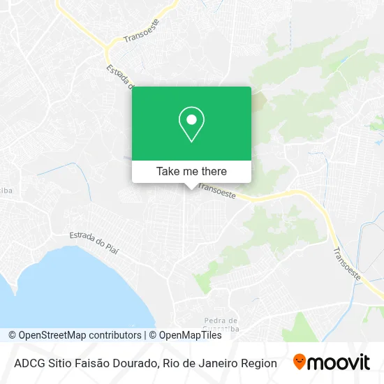 ADCG Sitio Faisão Dourado map
