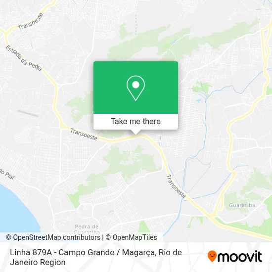 Linha 879A - Campo Grande / Magarça map