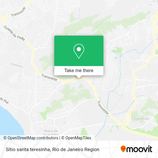 Sítio santa teresinha map