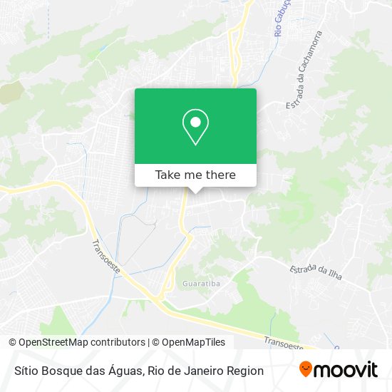 Sítio Bosque das Águas map