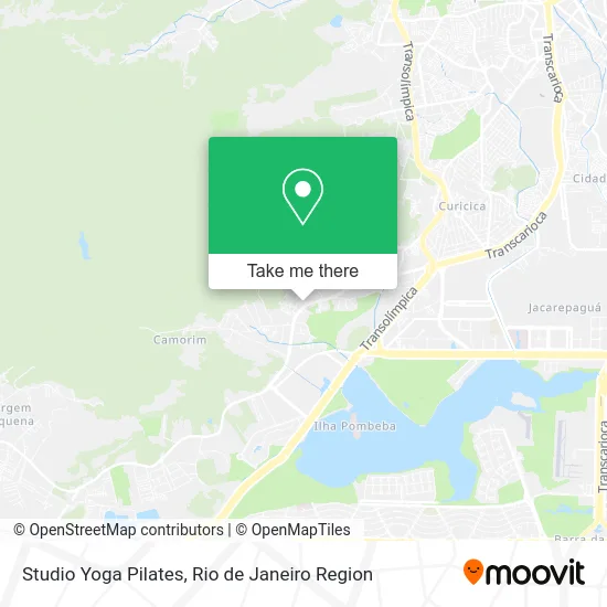 Studio Yoga Pilates map