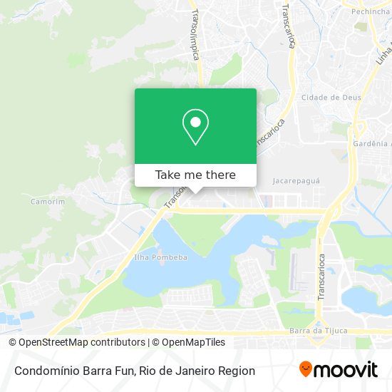 Condomínio Barra Fun map