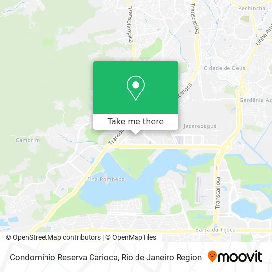 Condomínio Reserva Carioca map