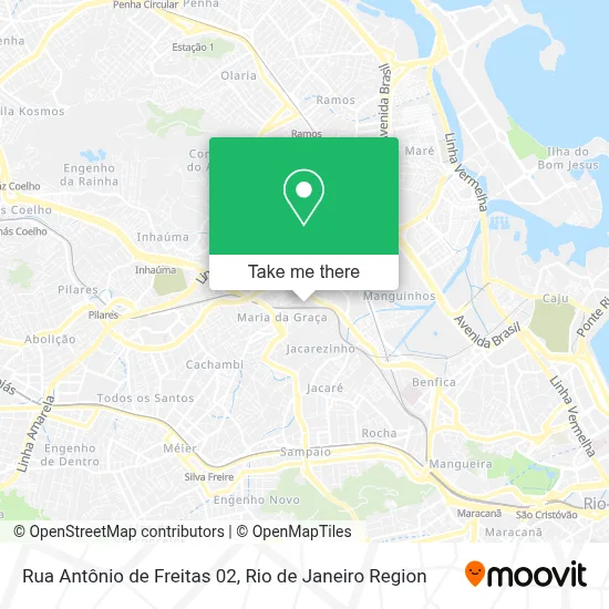 Rua Antônio de Freitas 02 map