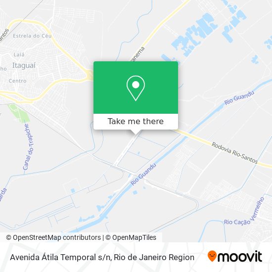 Avenida Átila Temporal s/n map