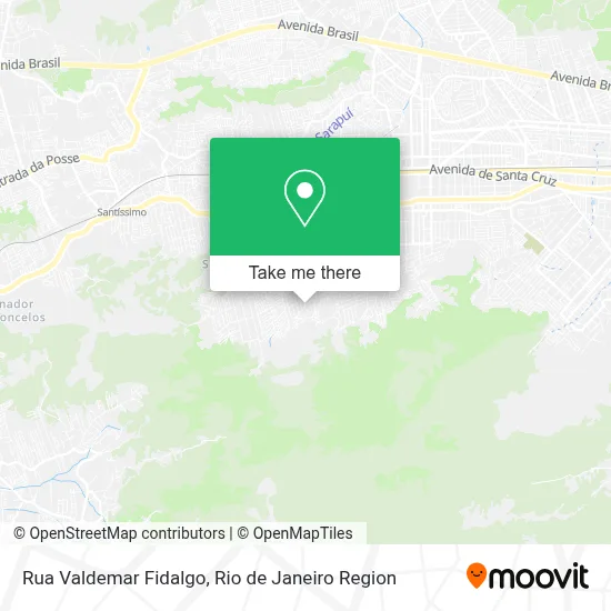 Rua Valdemar Fidalgo map
