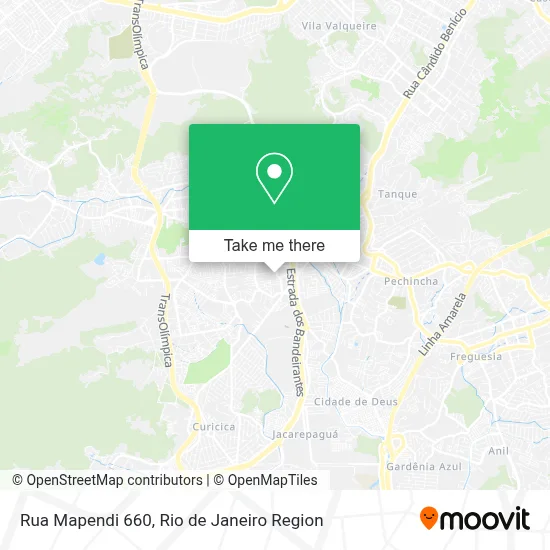 Rua Mapendi 660 map
