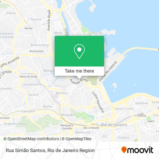 Rua Simão Santos map