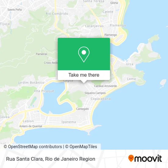 Rua Santa Clara map