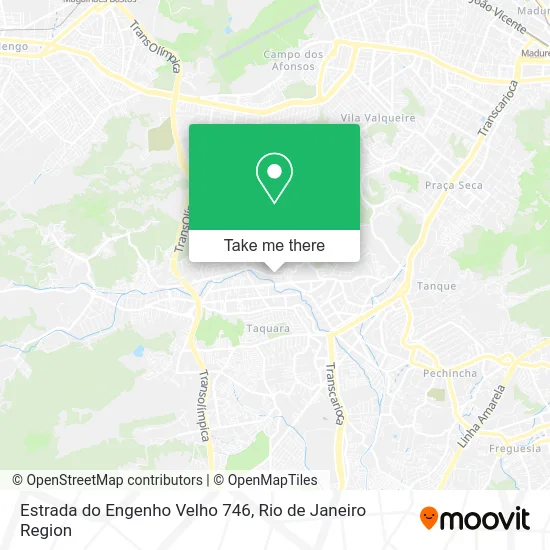 Estrada do Engenho Velho 746 map