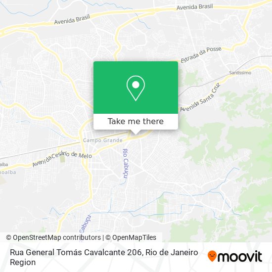 Rua General Tomás Cavalcante 206 map