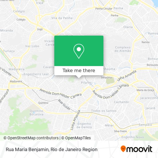 Rua Maria Benjamin map