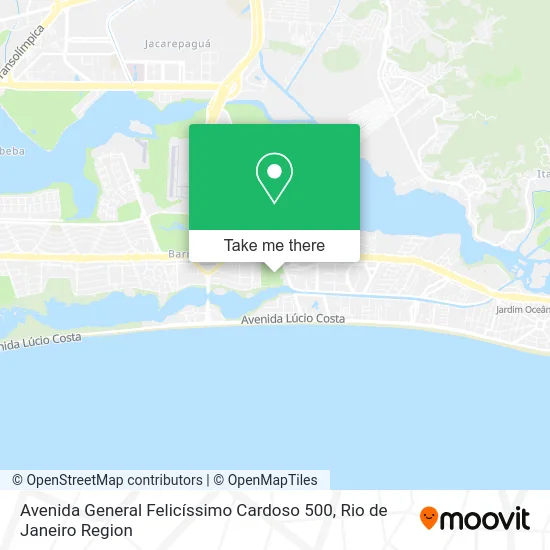 Avenida General Felicíssimo Cardoso 500 map