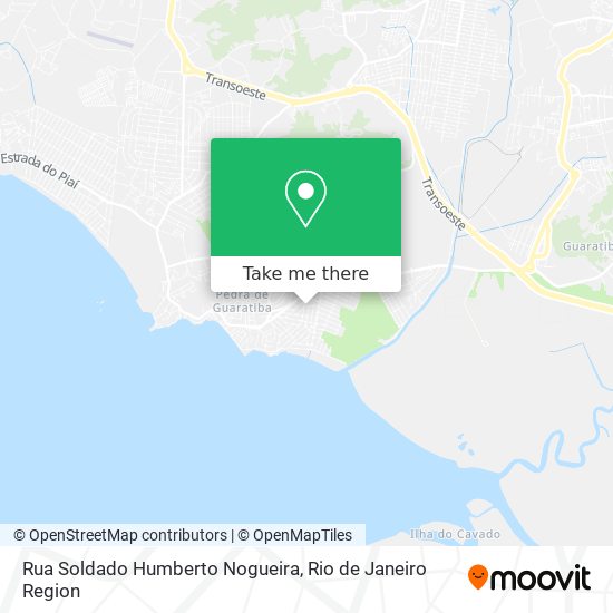 Mapa Rua Soldado Humberto Nogueira