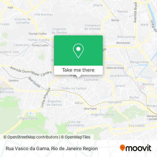 Mapa Rua Vasco da Gama