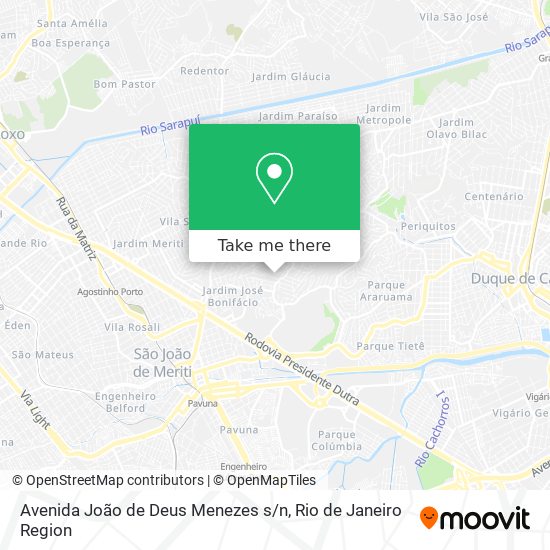 Avenida João de Deus Menezes s / n map