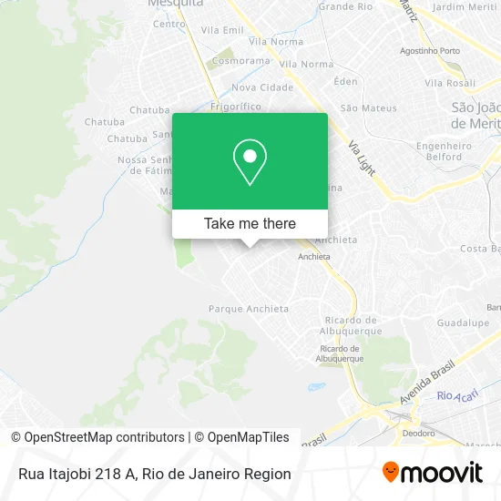 Rua Itajobi 218 A map
