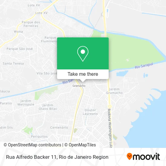 Rua Alfredo Backer 11 map